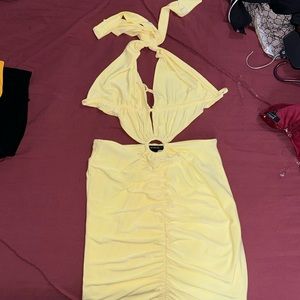 yellow summer dress